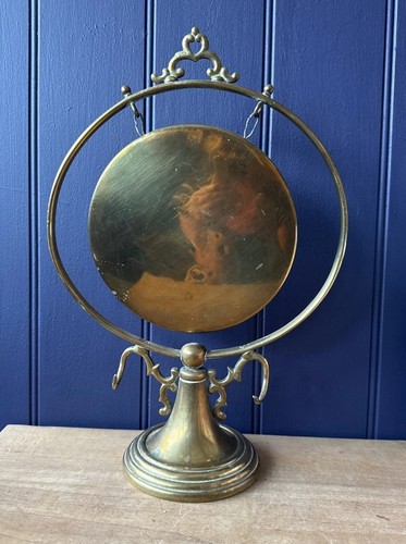 Vintage brass gong - vintage,