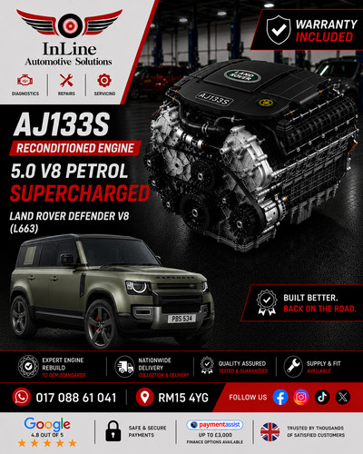 Land rover defender aj133s - defender, v8