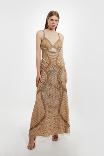 Karen millen maxi dress - maxi, uk10