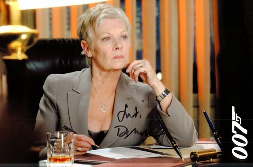 Dame judi dench hand - judi, signed