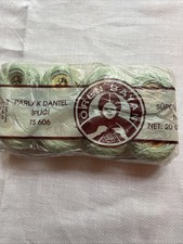 Super Mercerised Cotton No 50. 20g X 8 Balls In Pale Green Joblot bundle 