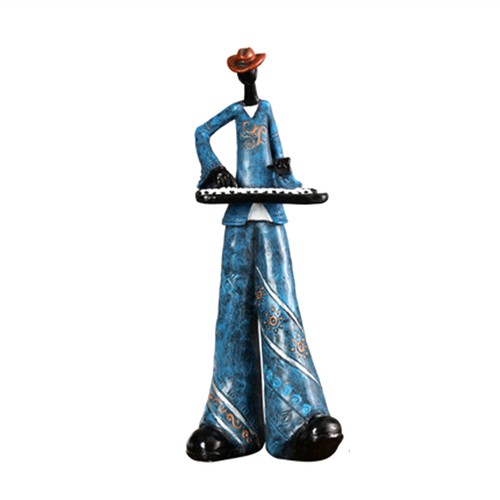 Jazz band player figurines - band,