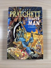 Reaper Man - SIGNED Terry Pratchett Hardback Gollancz First Edition 1991 Book