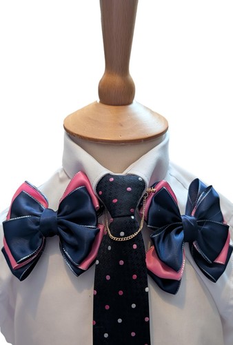 Childs navy pink showing - navy,
