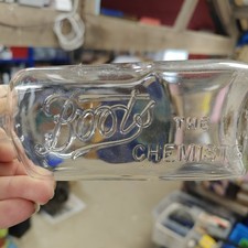 Vintage Glass Clear  Bottle - Boots The Chemists
