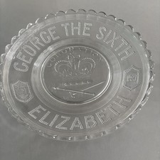 Vintage King George VI Glass
