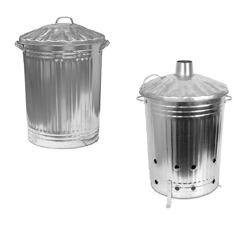 Large 90ltr incinerator fire - large,