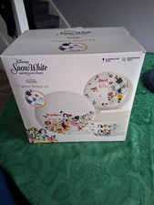 Disney at George Snow White & the 7 Dwarves 12 Piece Dinner Set rare new