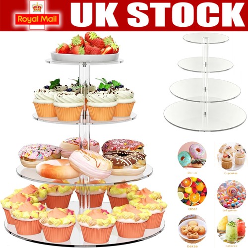 Tier clear round cupcake - tier,