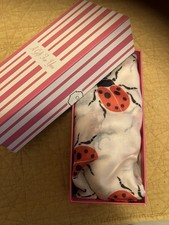 Claudia and Jason Shawl Scarf. Ladybird Pattern. Never Worn. Good Condition