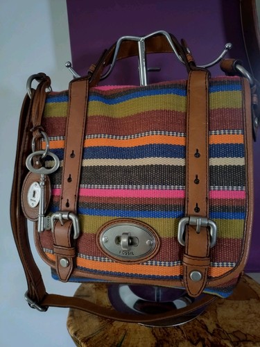 Fossil leather and - leather, fabric