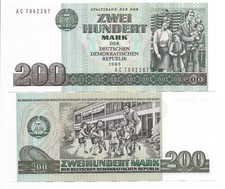 East Germany 200 Mark DDR 1985