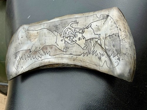 Vintage double bit axe - double, with