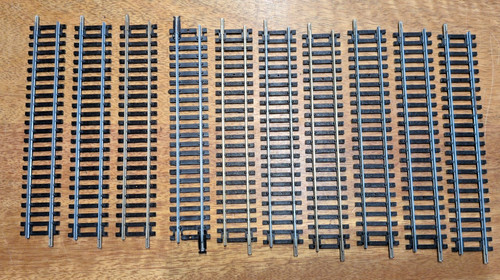10x straight model railway - 10x,
