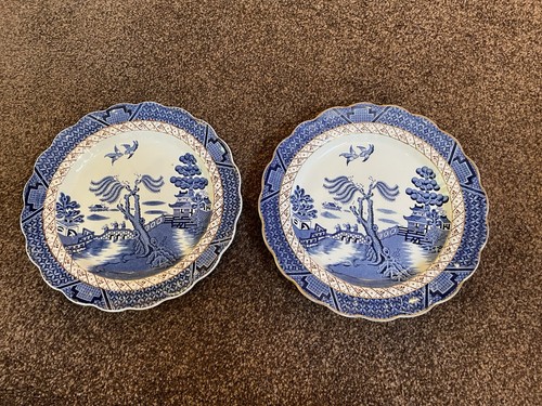 Vintage willow pattern - vintage,
