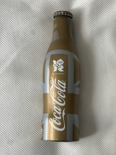 London 2012 Olympics Limited Edition Coca Cola Gold Bottle Rare Discontinued
