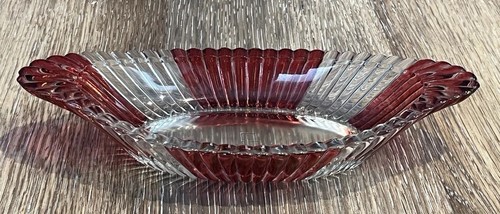 Vtg jeannette glass - vtg, cranberry