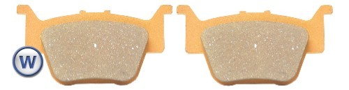 Brake disc pads rear - pads, for