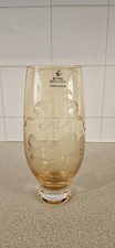 Royal Doulton Gold Coloured Glass Vase, 50th Wedding Anniversary Gift