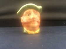 Vintage 1980s Miniature Artist Signed Tony Wood Staffordshire Pottery Toby Jug 9