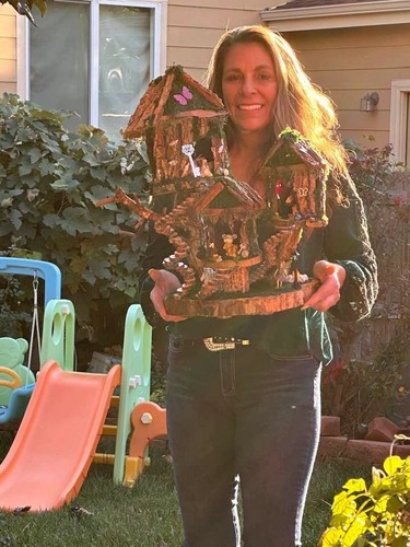 Large fully decorated fairy - decorated,