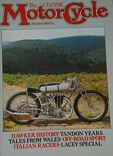 Classic Motorcycle Oct 1984