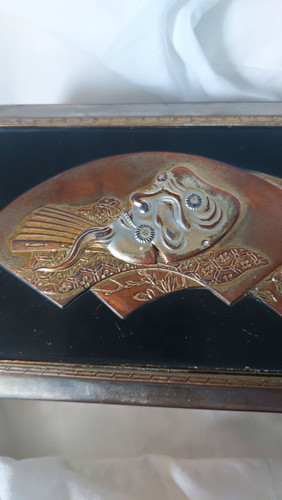 Engraved japanese metal - engraved,
