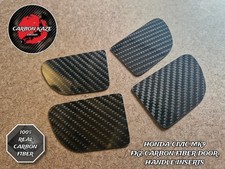 CARBON KAZE CARBON FIBER DOOR HANDLE INSERTS - HONDA CIVIC MK9 FK2 TYPE R