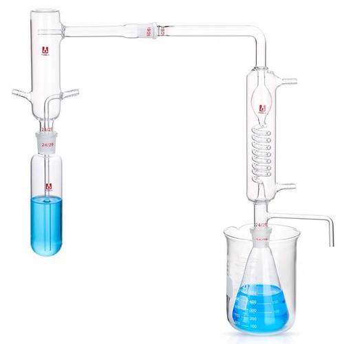 Complete steam distillation - steam,