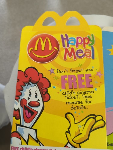 Mcdonald happy meal box - box,