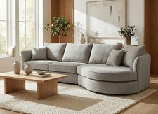 ***Rubin Light Grey 4 Seater