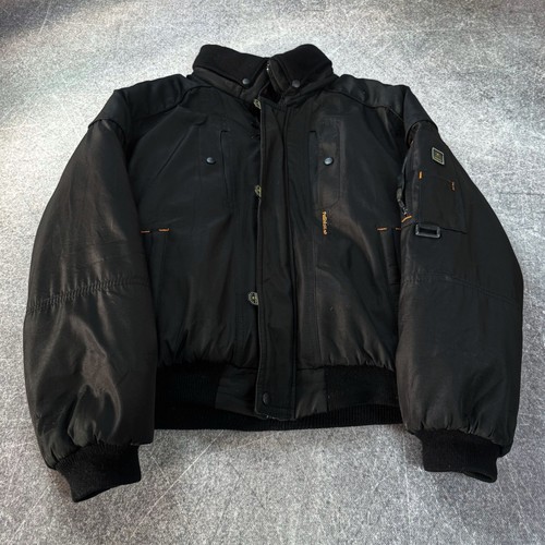 Vintage black tactical bomber - vintage,