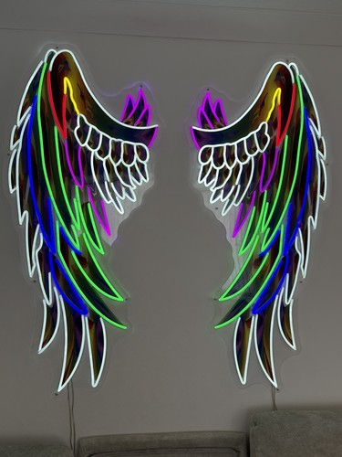 Angel wings neon sign living - neon,