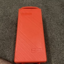 Vintage 80s Red Plastic 12