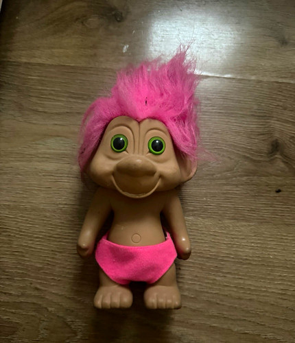 Vintage russ berrie troll - russ, doll