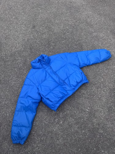 Blue padded coat - size, s