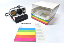 Polaroid Land Camera Polasonic 3500 Autofocus AF Instant SX-70 Film White + Box