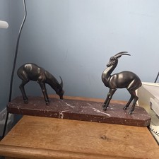 Art deco gazelle deer on - deco, /