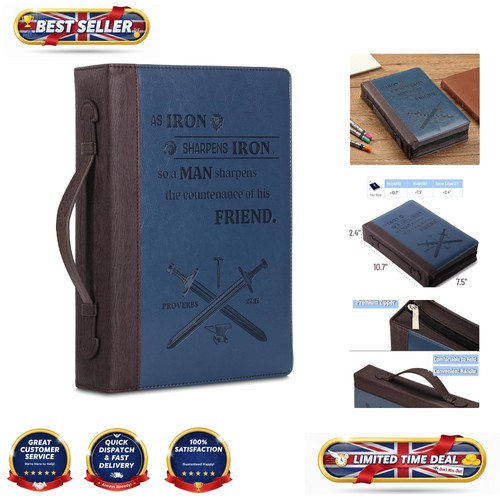 Mens faux leather bible - mens,