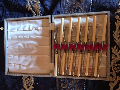 Vintage chrome plated knife - vintage,