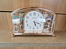 Rhythm Mantel Clock Gold