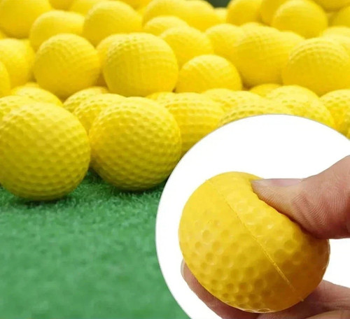 10pcs yellow foam golf - pu,