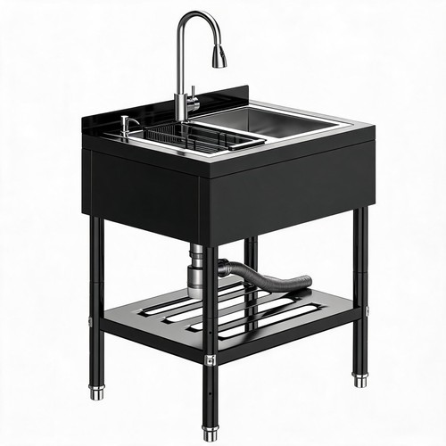 79x55x96cm stainless steel - 79x55x96cm,