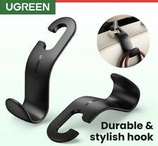 2x UGREEN Car Backseat Headrest Hook Hanger Holder Coat Bag Organizer