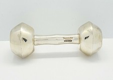 Solid Sterling Silver Dumbell