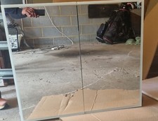 Pebble Grey Marcel LED Illuminated Bathroom Mirror Cabinet with Shaver Socket 