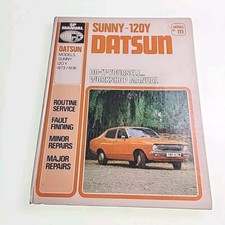 SP Sunny 120Y Datsun 1973 1976 Workshop Manual Book