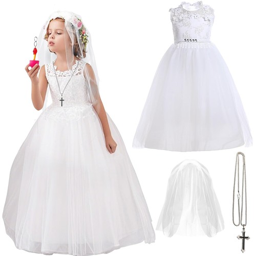 Flower girl dress first holy - flower, dress,