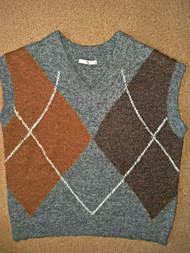 Women argyle knit - tu,