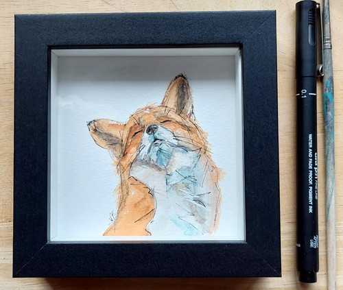 Foxy original handpainted - original,